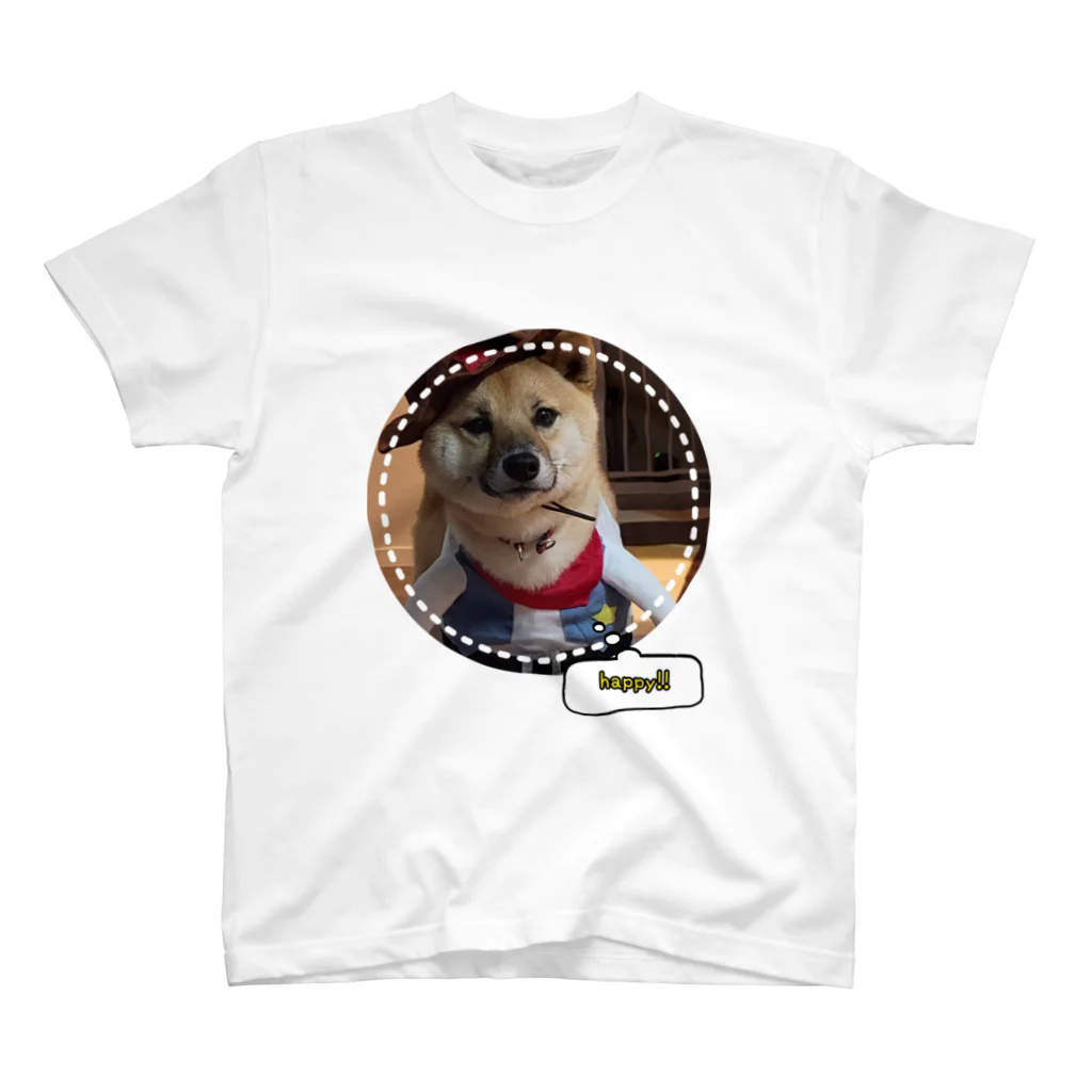 117hibikiの柴犬COOUo･ｪ･oU スタンダードTシャツ