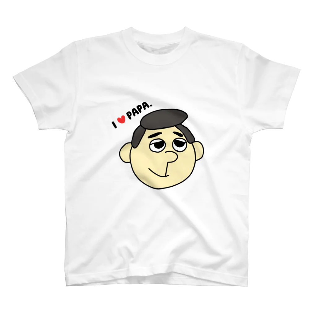 934.のI♥PAPA. Regular Fit T-Shirt