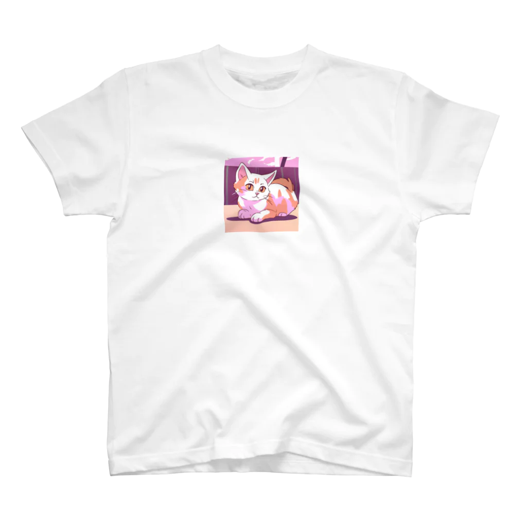 時計樹の森のおすましにゃんこ Regular Fit T-Shirt