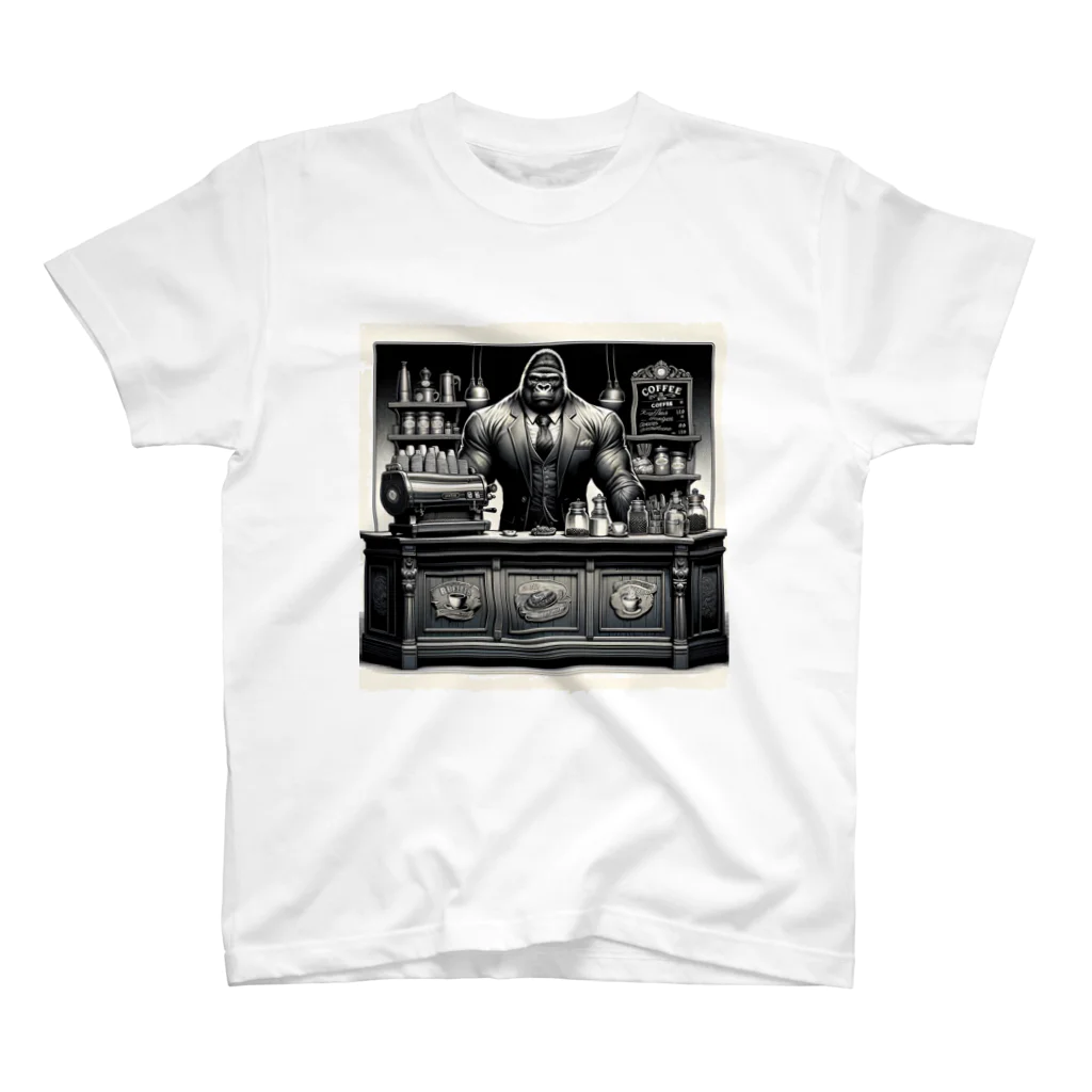 ゴリラショップのThe Mighty Gorilla Coffee Shop  Regular Fit T-Shirt