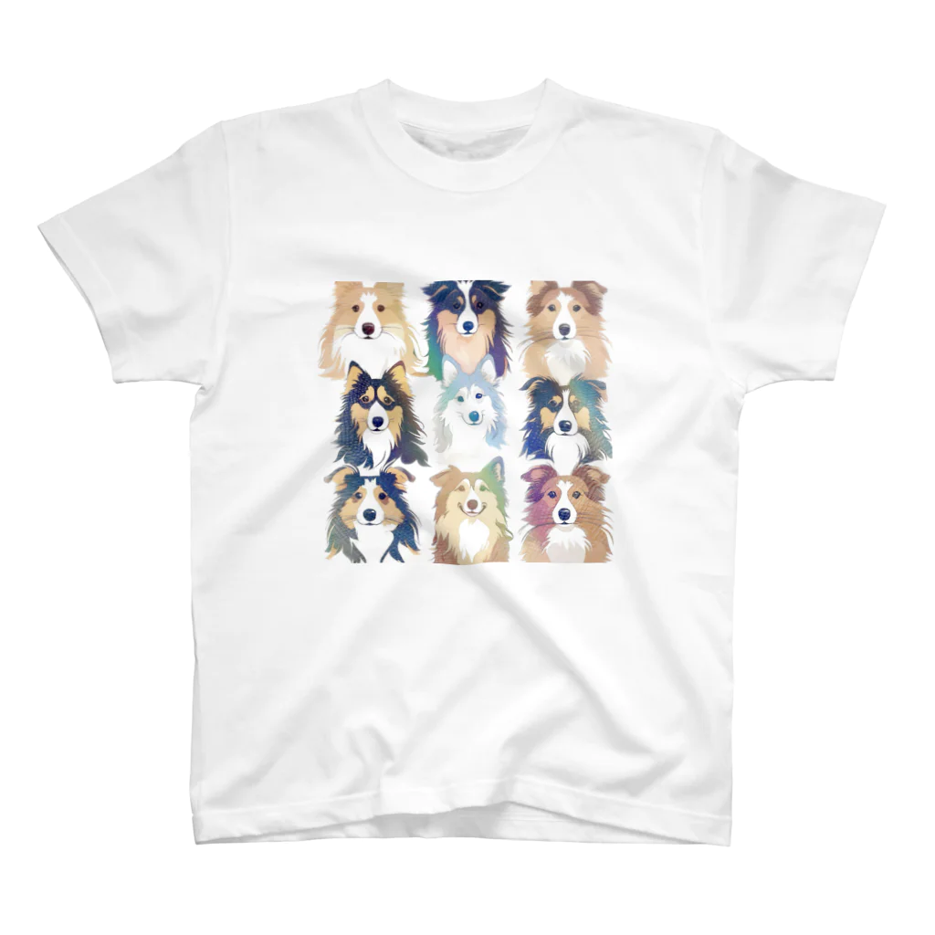 a_c0111のシェルティグッズ スタンダードTシャツ