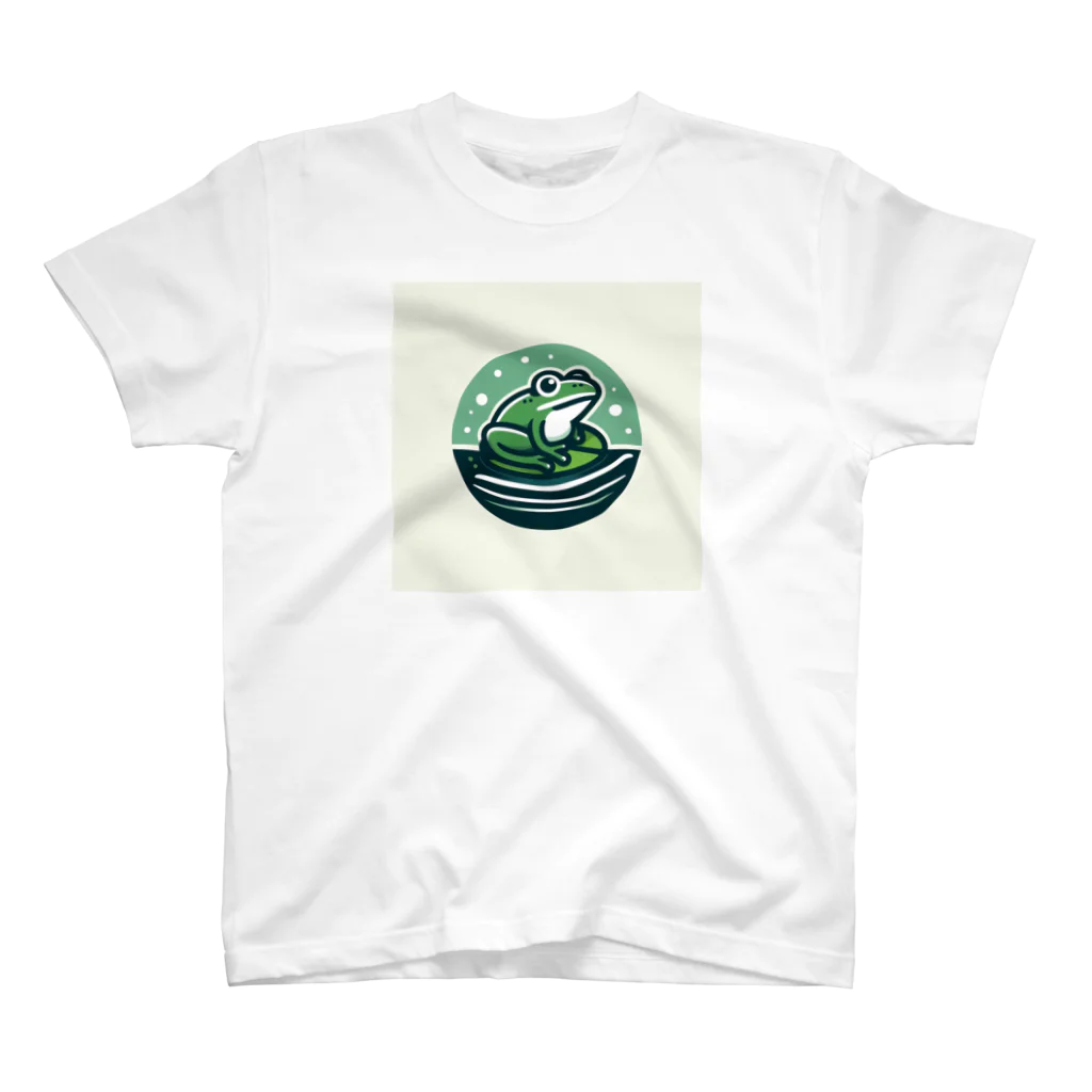 Design Harborのcute frog スタンダードTシャツ