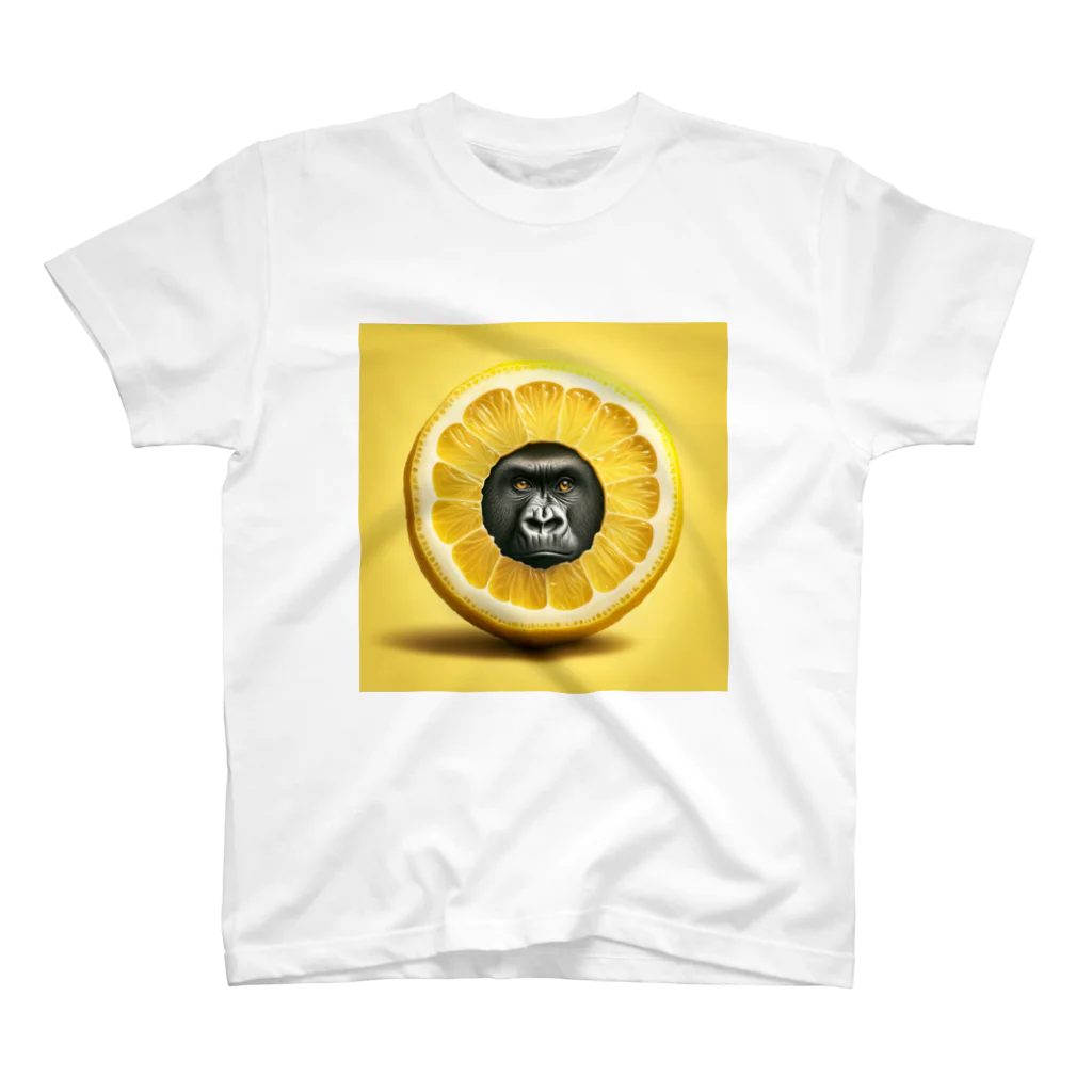 ゴリラショップのThe Mighty Gorilla Lemon  スタンダードTシャツ