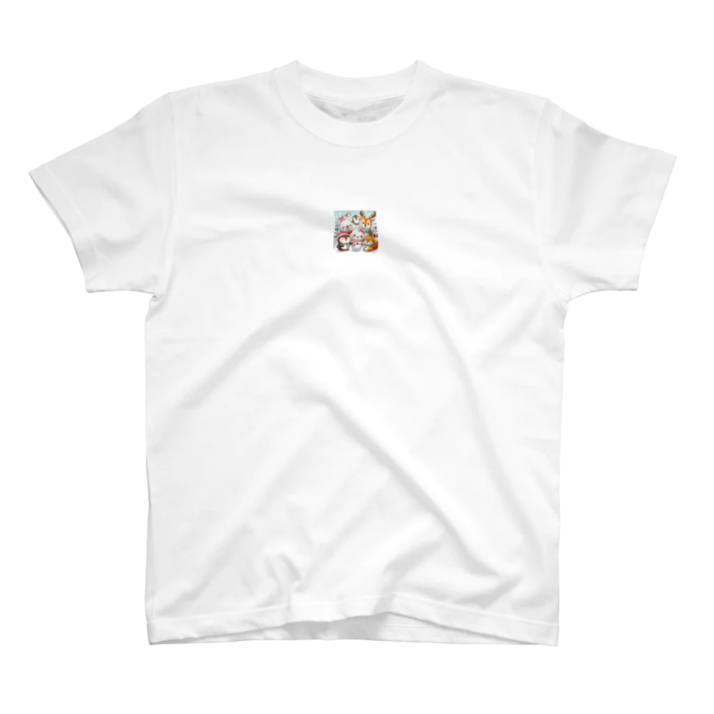 masa0801_のかわいい動物達4 Regular Fit T-Shirt