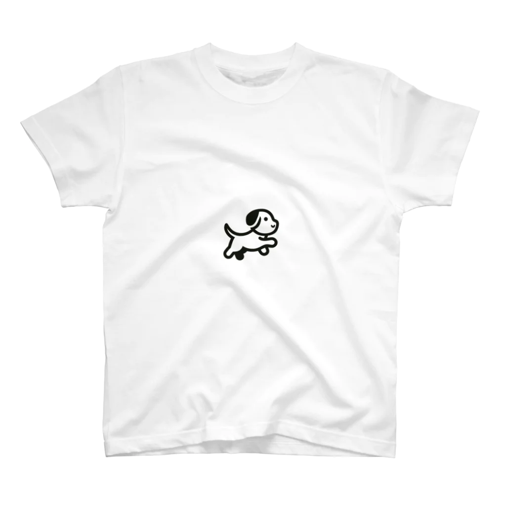 LISPのクール黒ワンちゃん Regular Fit T-Shirt