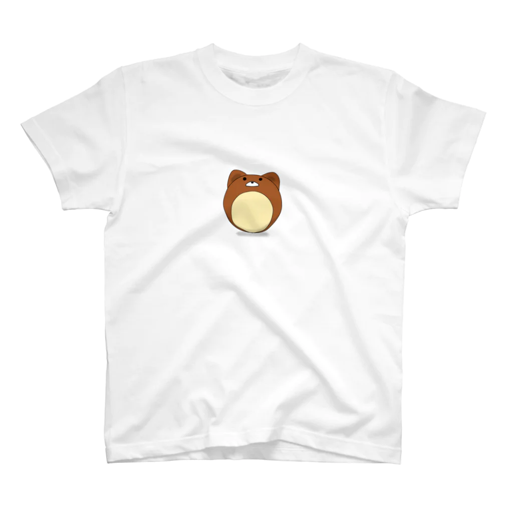 ばさぱん　web storeのアニマルボール　くまちゃん Regular Fit T-Shirt