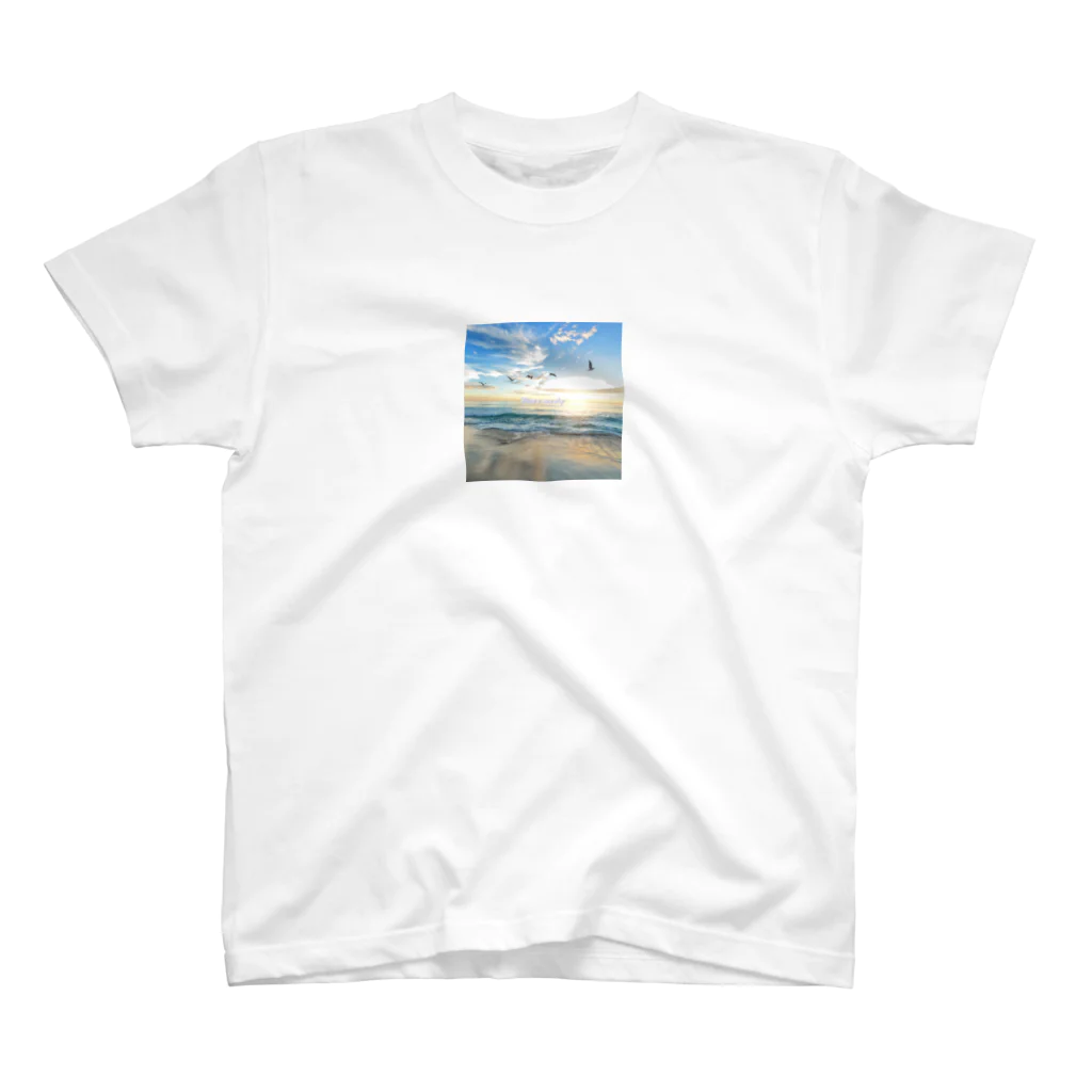 Apricot_taruの朝の海 スタンダードTシャツ