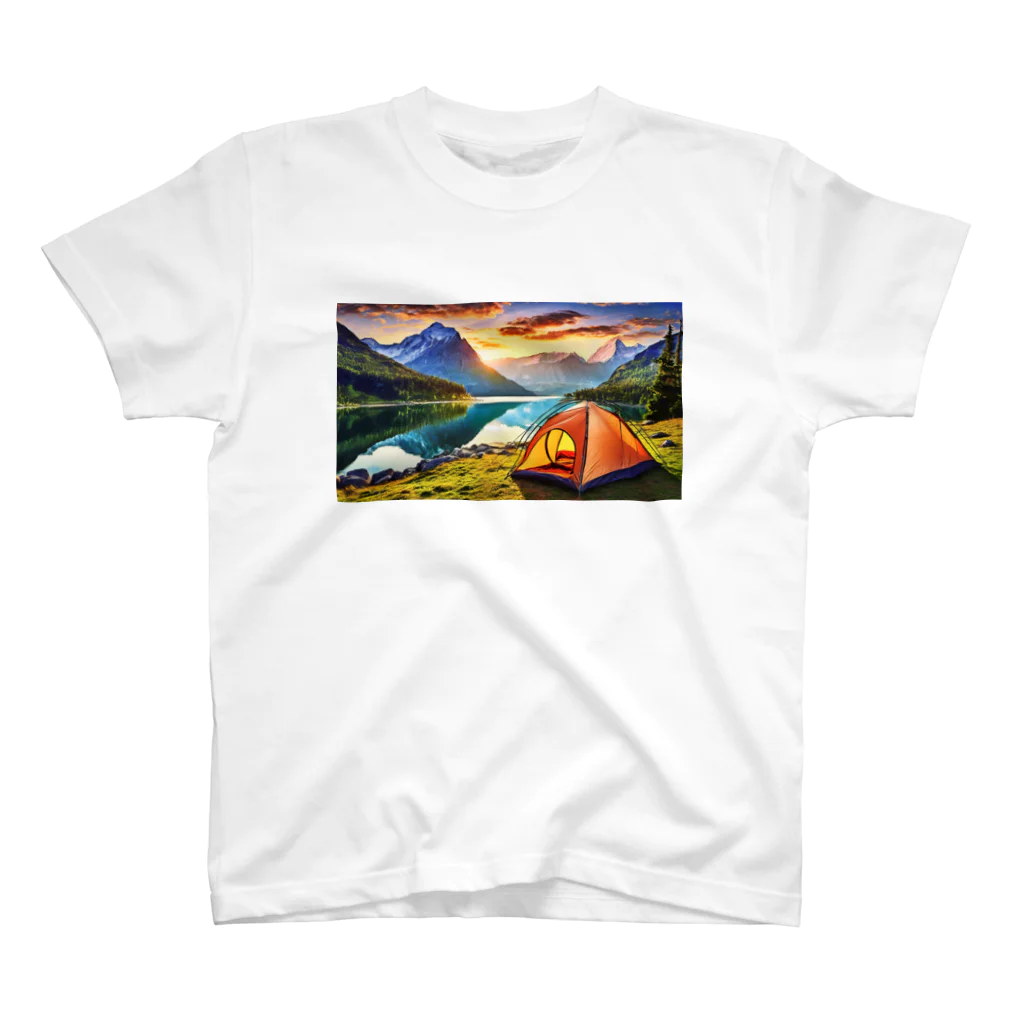 Kz_25@アウトドアーのキャンプファッション -Sunrise- スタンダードTシャツ