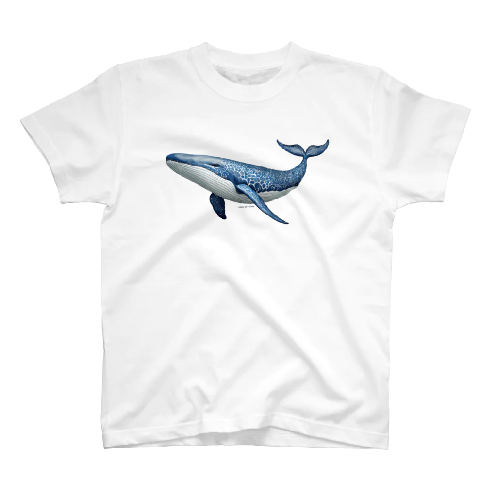 まみおデザインのwhale of a time　素晴らしい時 スタンダードTシャツ