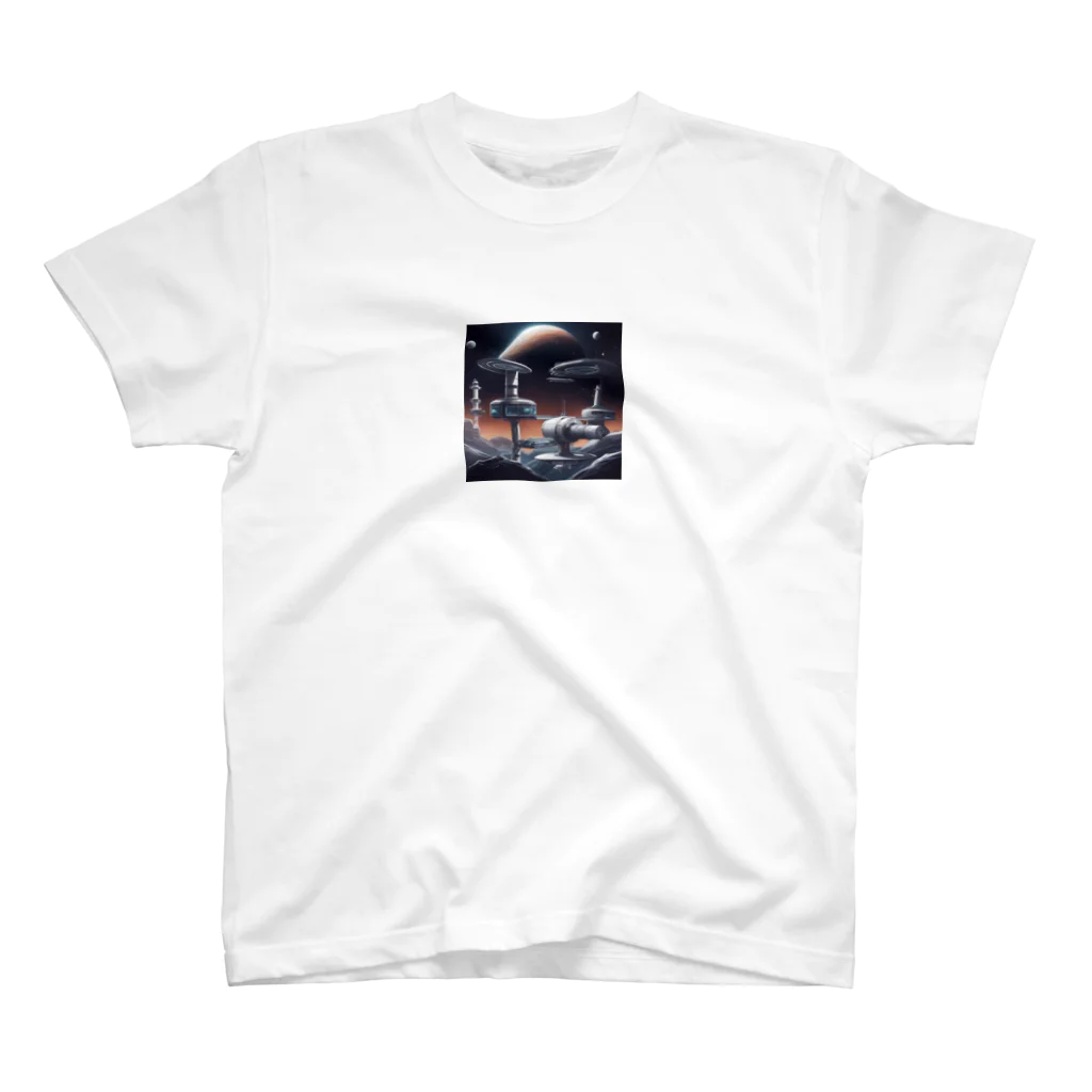 Banksy-sの1. Futura Space Station Regular Fit T-Shirt