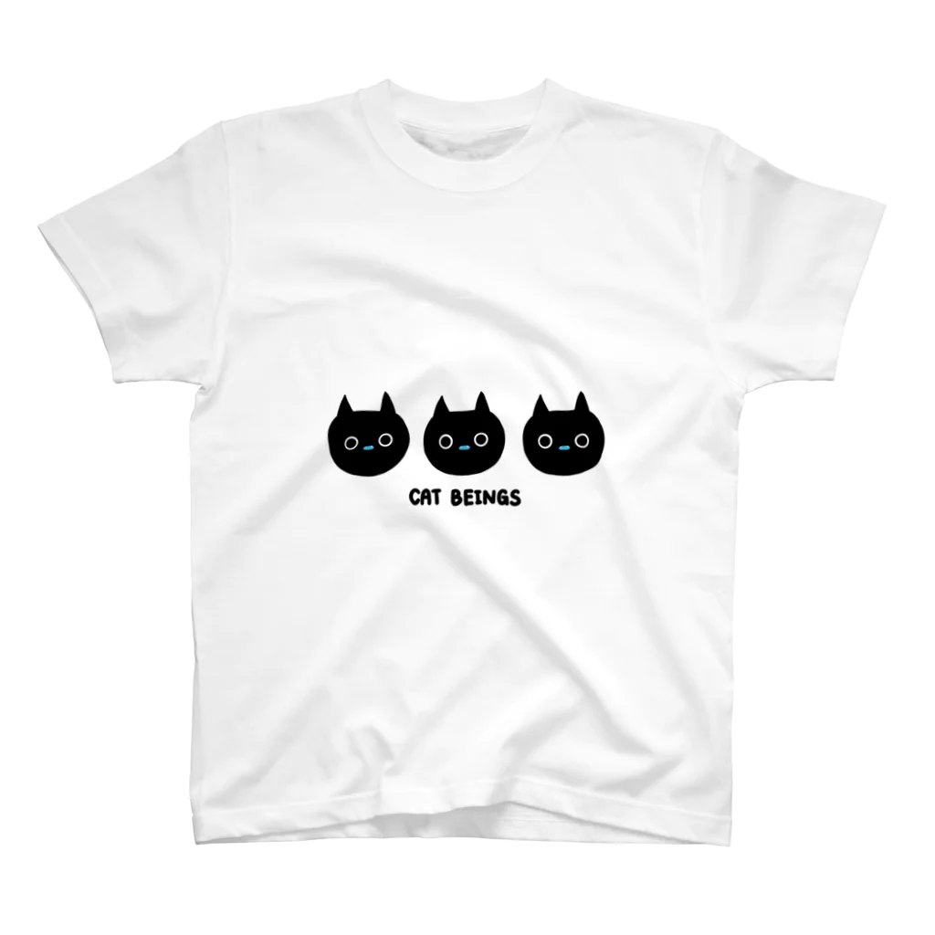 tiratoroのHUMAN BEINGS ならぬ CAT BEINGS スタンダードTシャツ