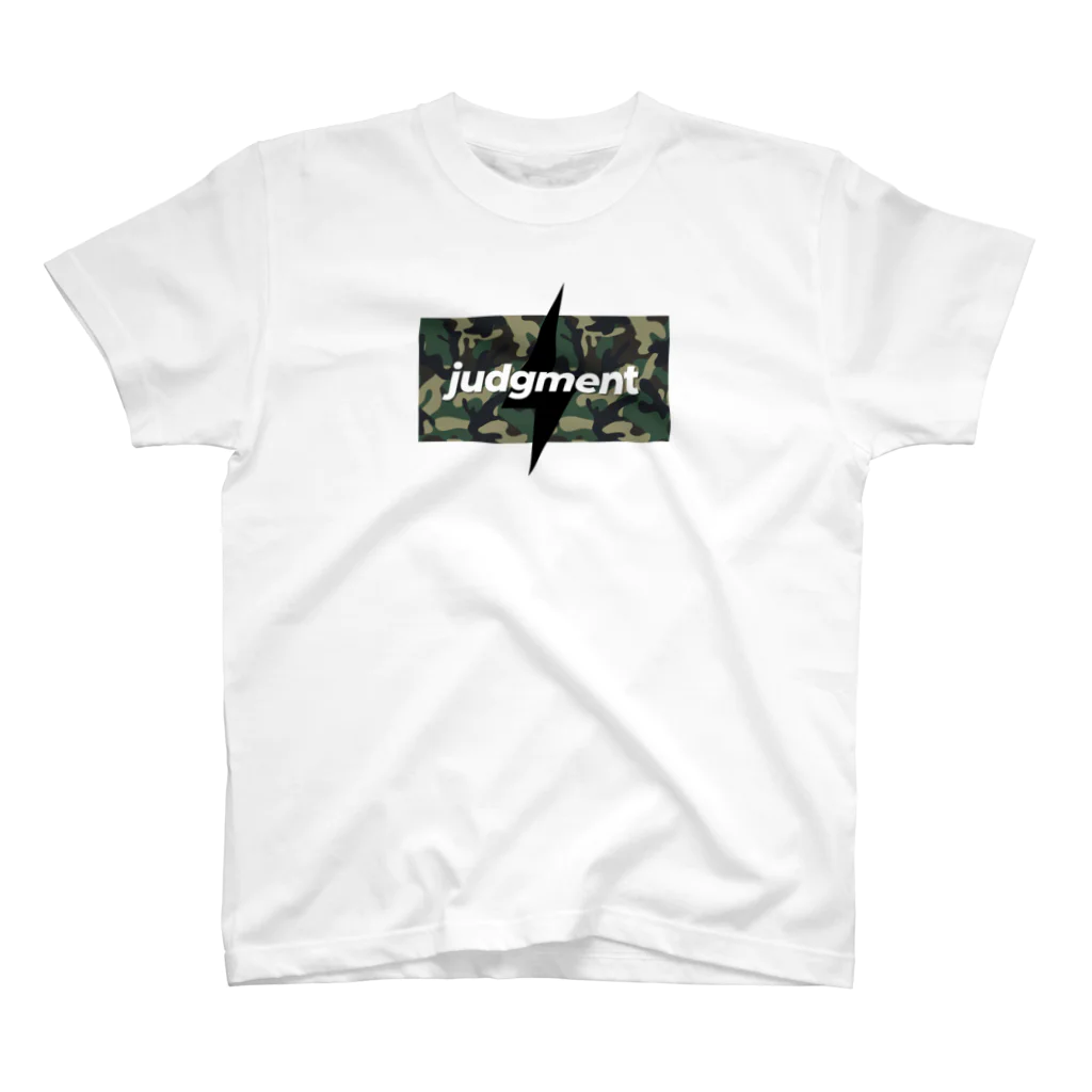 judgment produceの【judgment produce】judgment迷彩（緑） スタンダードTシャツ