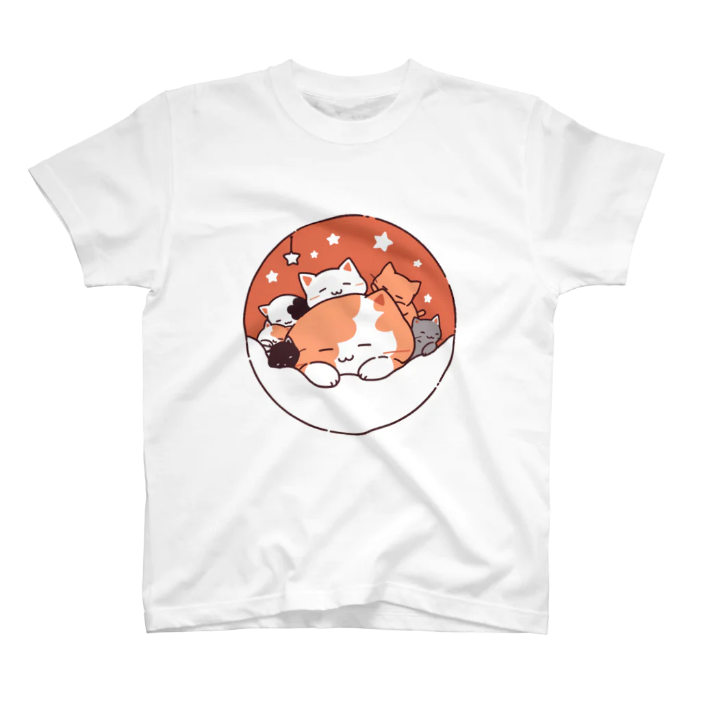 PIXELSのねむり猫 スタンダードTシャツ