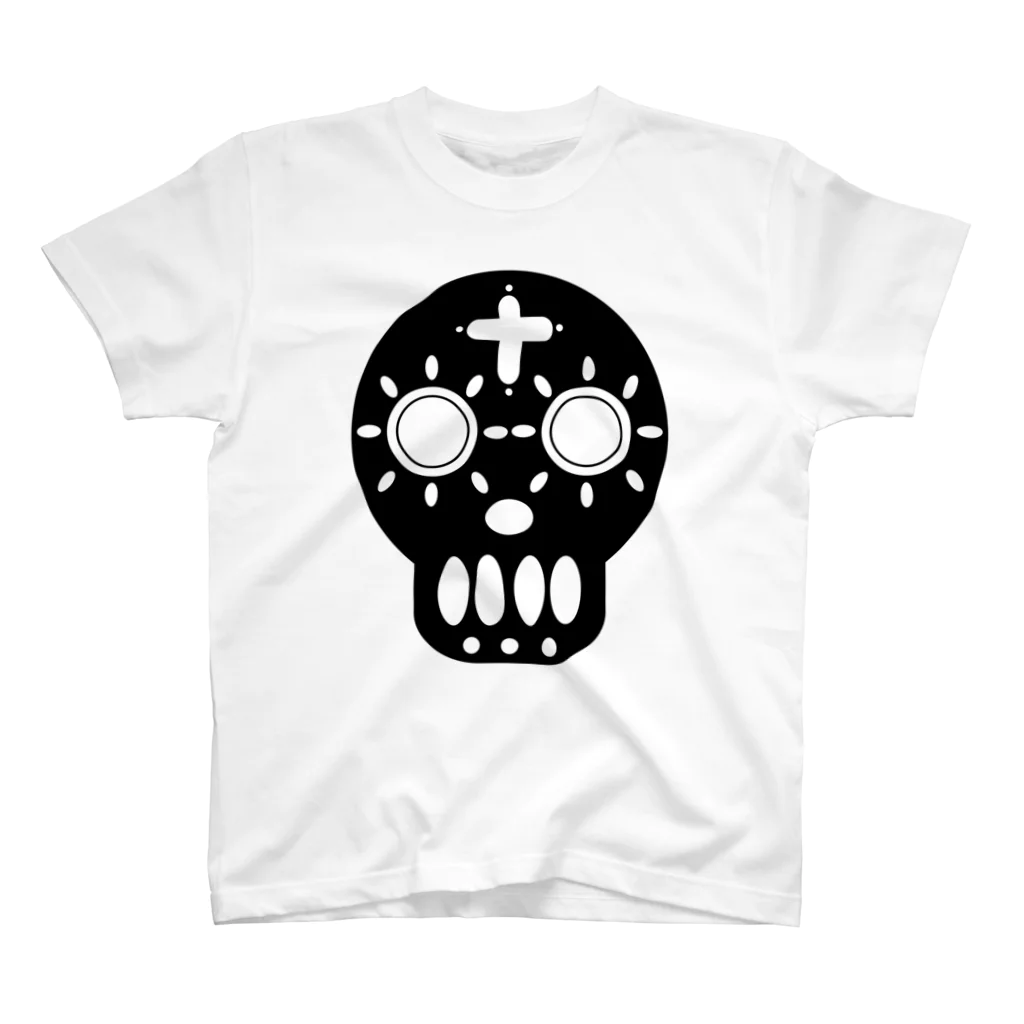 マン☆マンタのDay of the dead T-shirt1 color Regular Fit T-Shirt