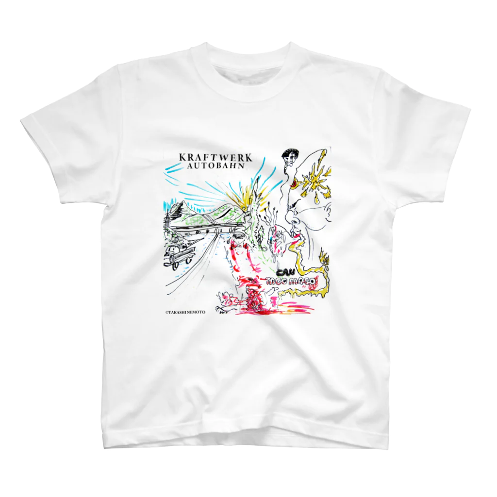 根本敬小売店（SUZURI店）のKraftwerk Autobahn スタンダードTシャツ