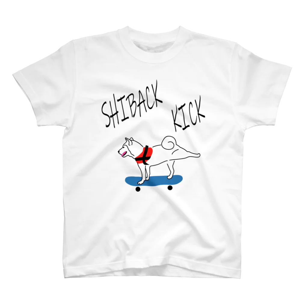 しっぽ堂のSHIBACK KICK スタンダードTシャツ