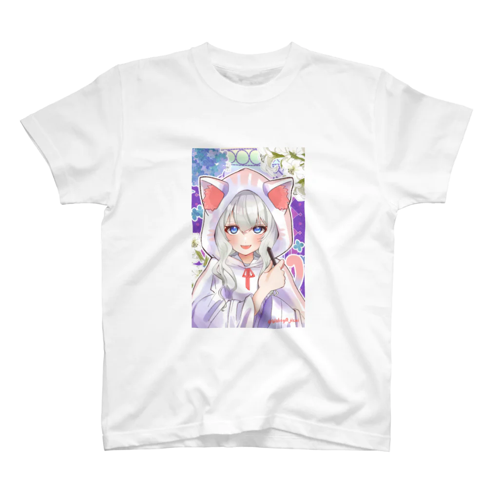 ALMのペンを持つ代理ちゃん(背景ありver.) スタンダードTシャツ