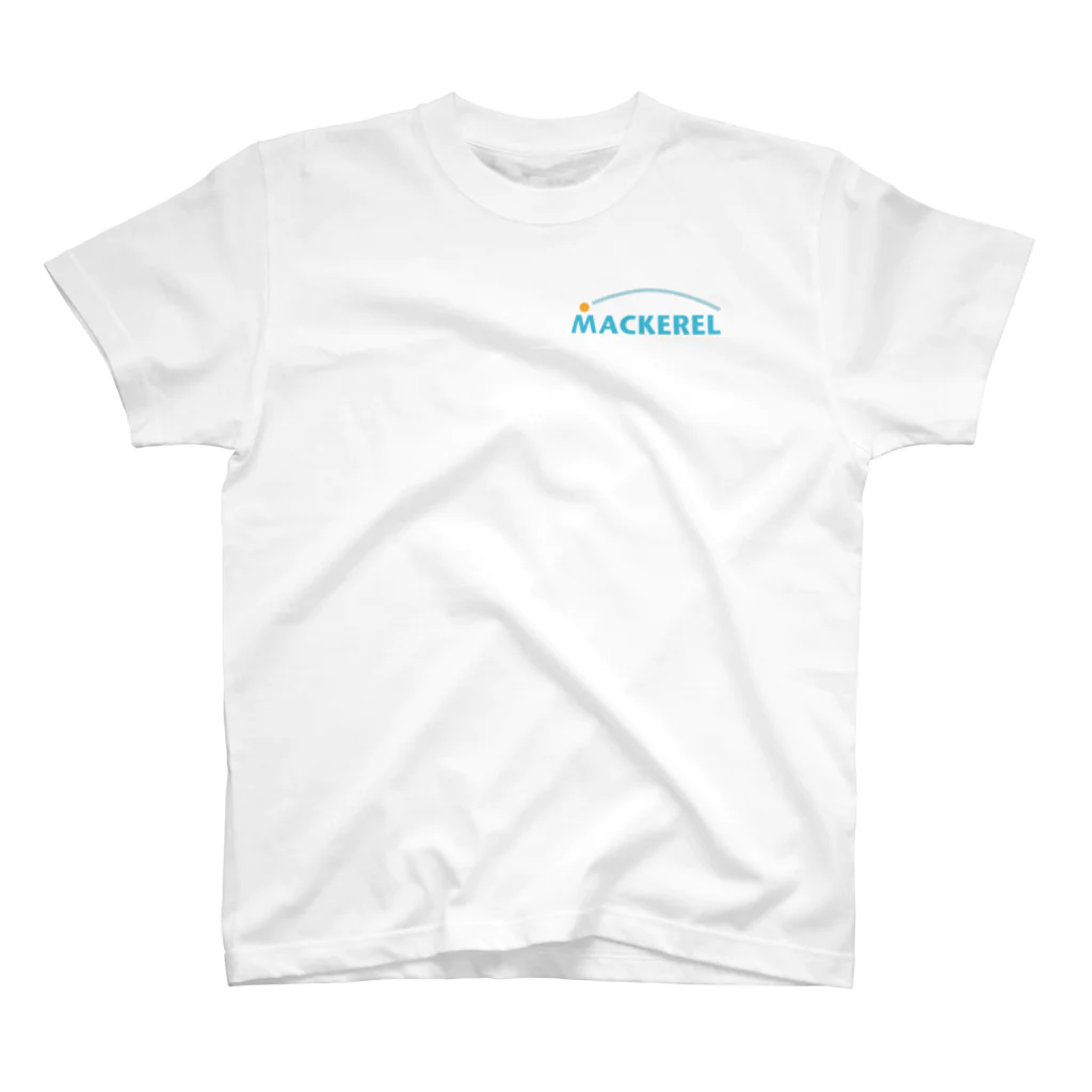 MACKEREL WATER POLOのMACKEREL（メインロゴカラー）両面プリント Regular Fit T-Shirt