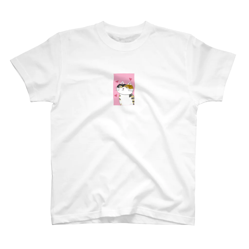 MIe-styleのみぃにゃんハートに囲まれて スタンダードTシャツ