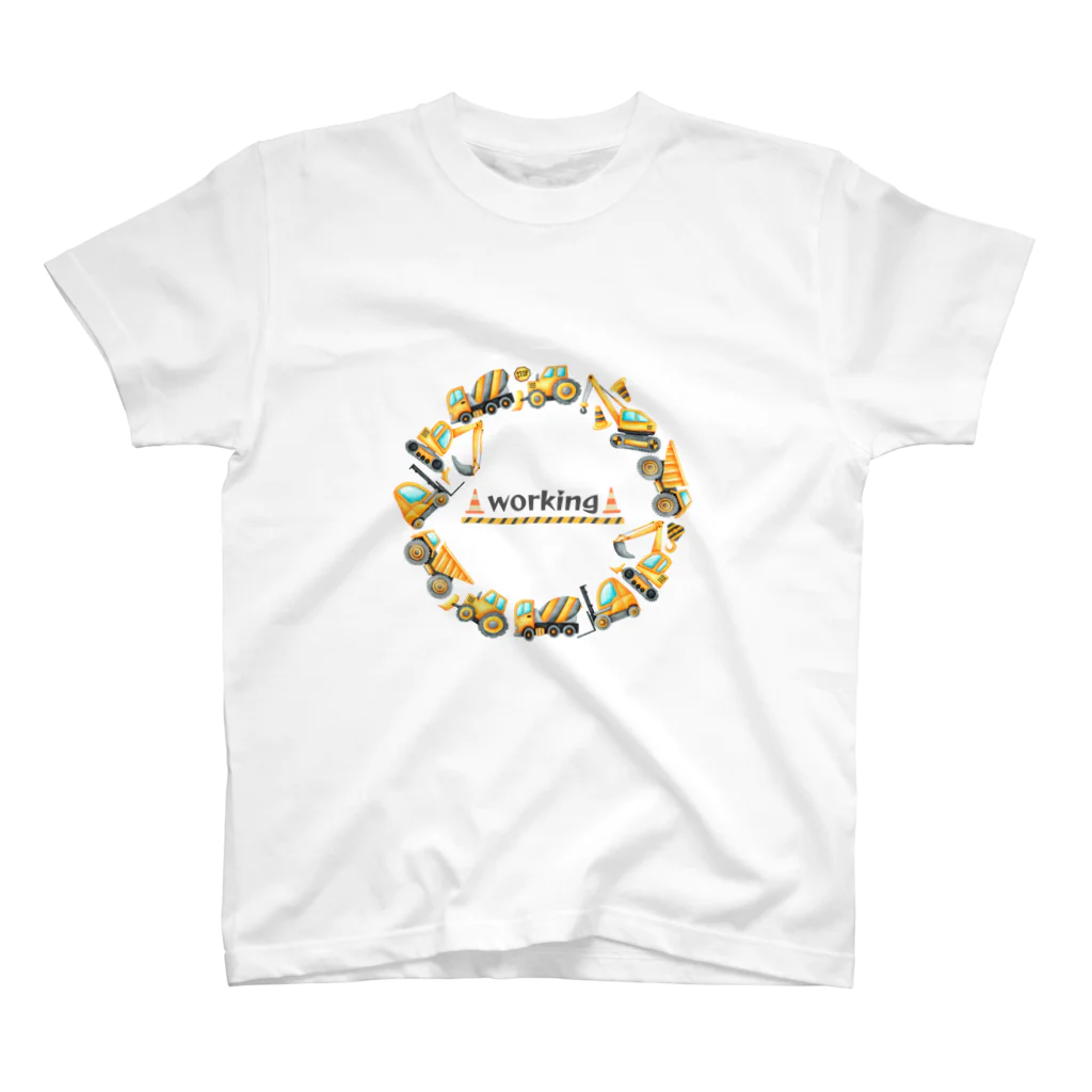 harupiiiのworking2 スタンダードTシャツ