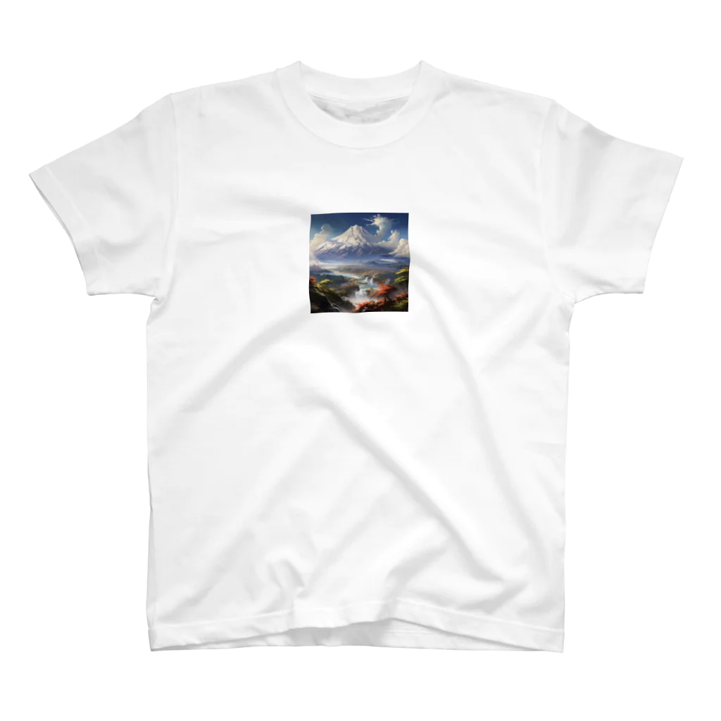 AQUAMETAVERSEの山の美しい風景　なでしこ1478 スタンダードTシャツ
