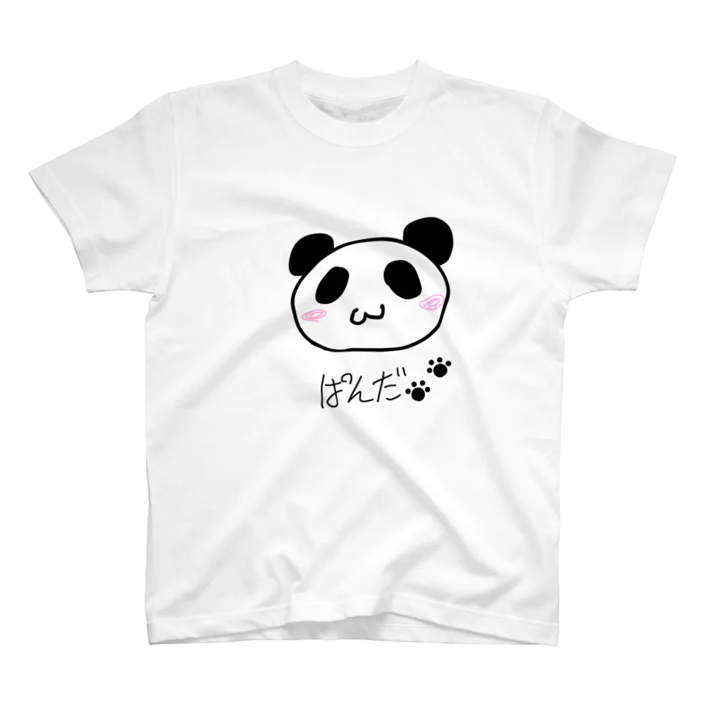 汐音ねも(しおんねも)🐼💎のぱんだてぃー スタンダードTシャツ