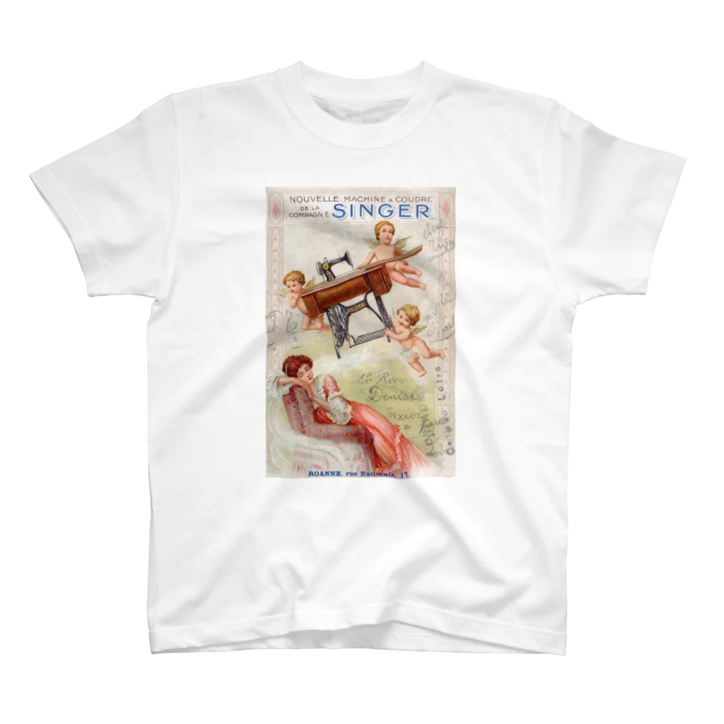洋古書復刻堂「エスプリ　ド　グランヴィル」のシンガーミシンの広告（1900年代初頭） Regular Fit T-Shirt