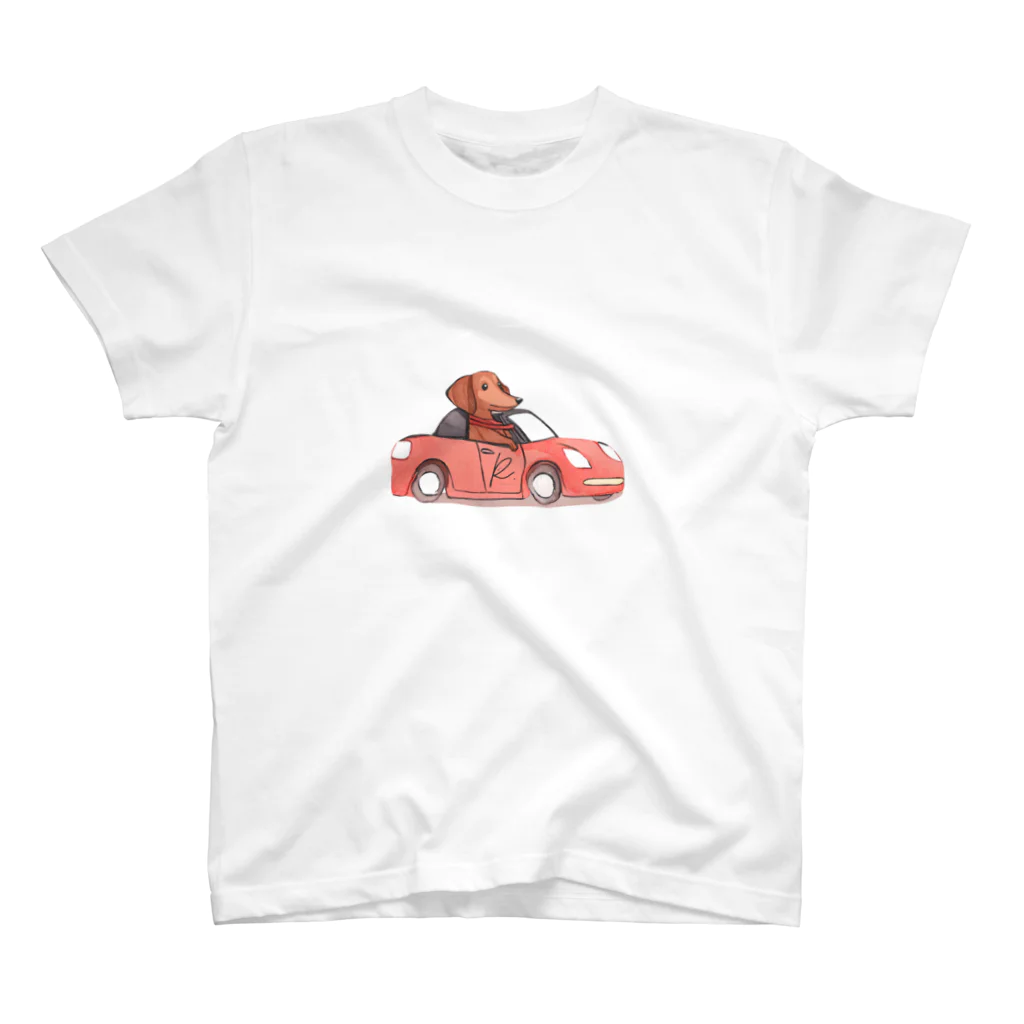 OLれんと車のノリ乗り ダックス（01） スタンダードTシャツ