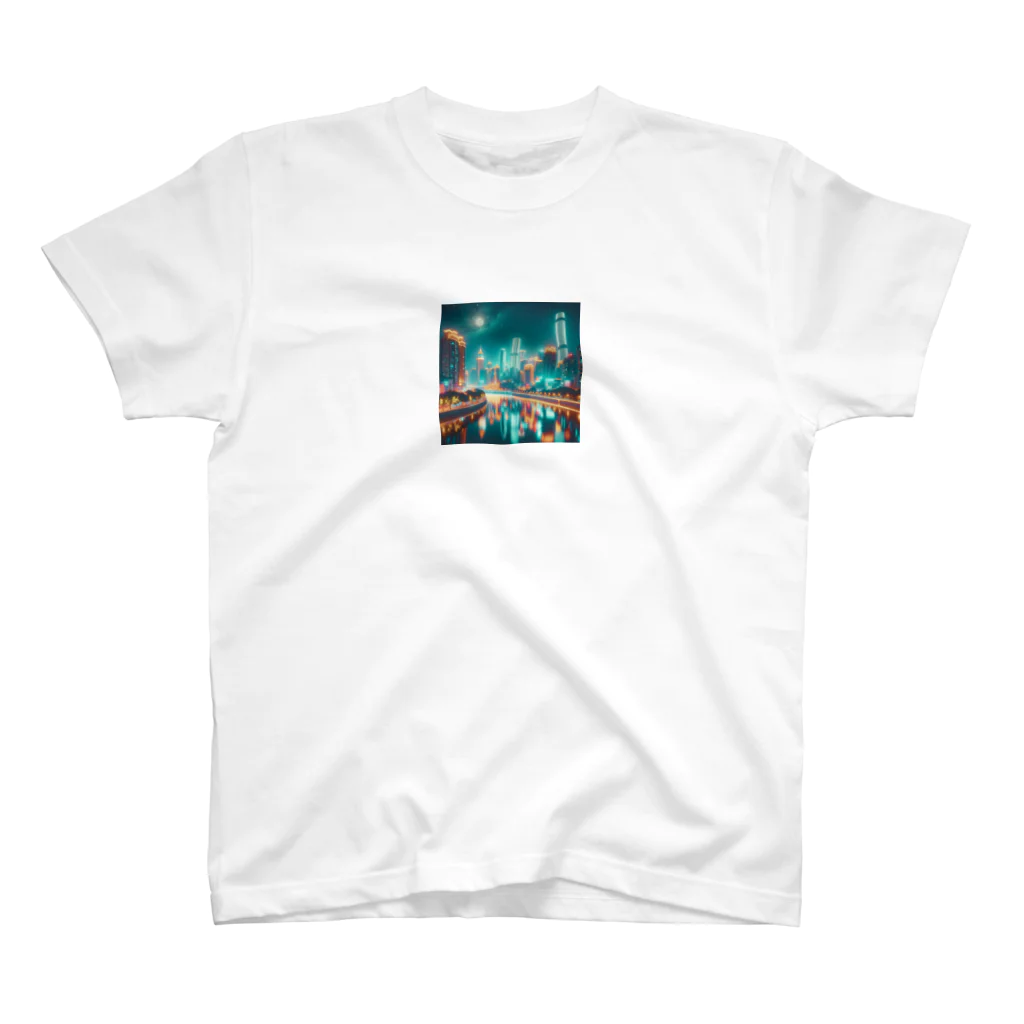 bobokeの夜景シリーズ Regular Fit T-Shirt
