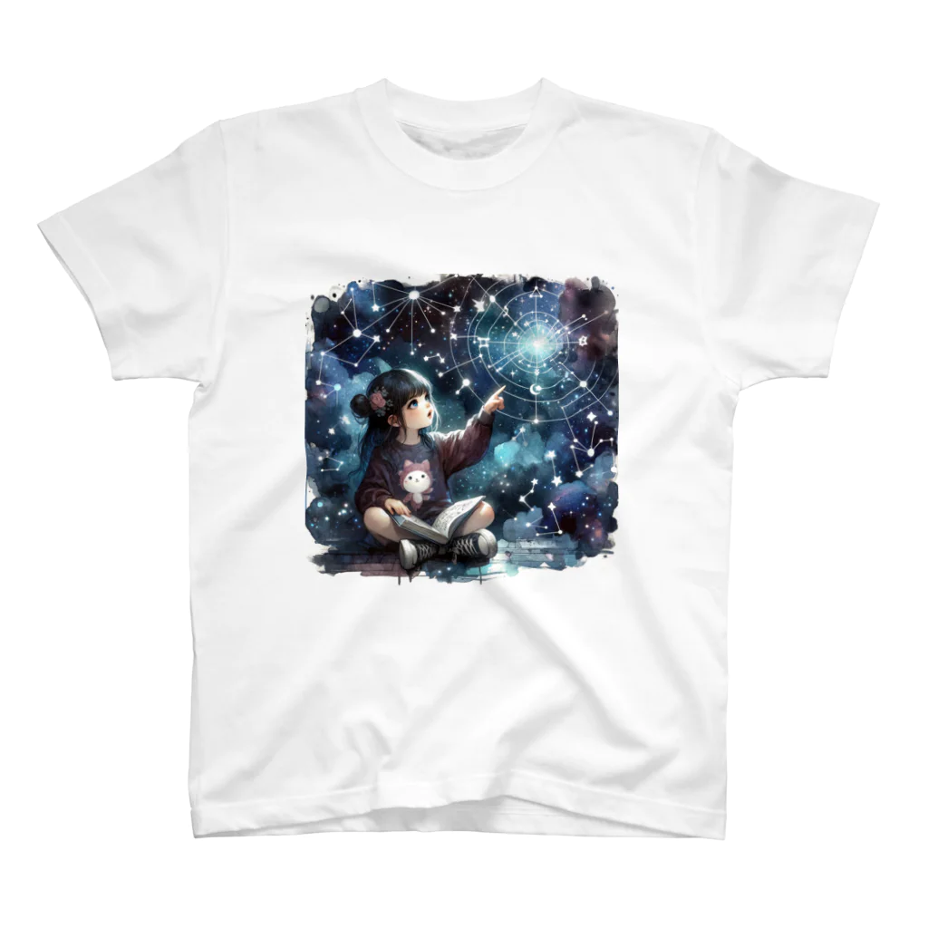 電子のお絵描き屋さんのConstellation Girl2 スタンダードTシャツ