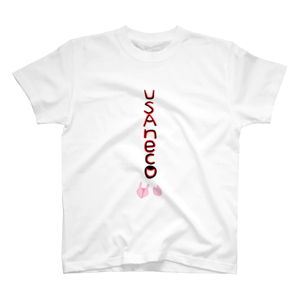ウサネコ38のUSAneko  Cherry blossom スタンダードTシャツ