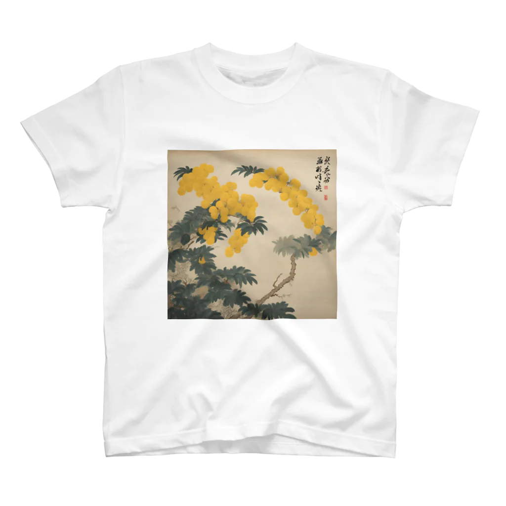 Le Cielのミモザ（日本画） スタンダードTシャツ