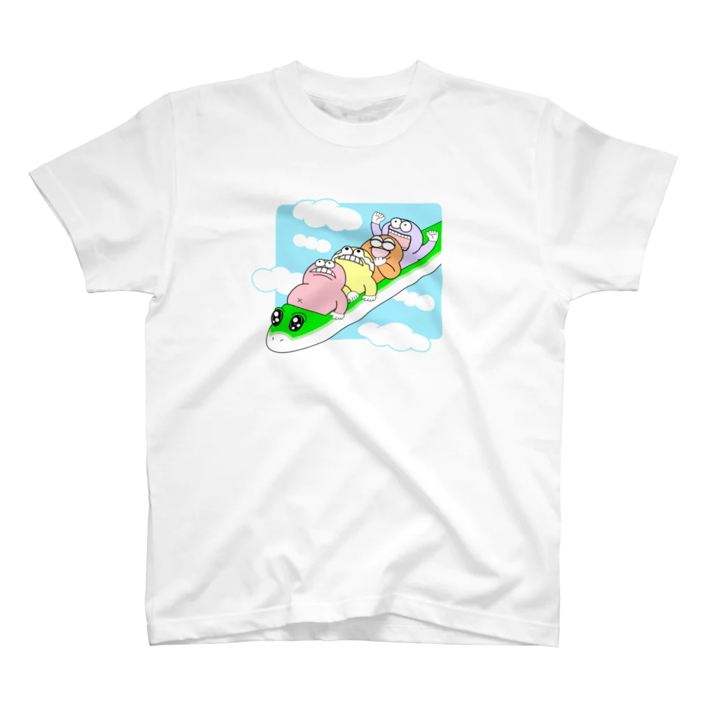 biskuのギャーー！！(ジェットコースター) スタンダードTシャツ