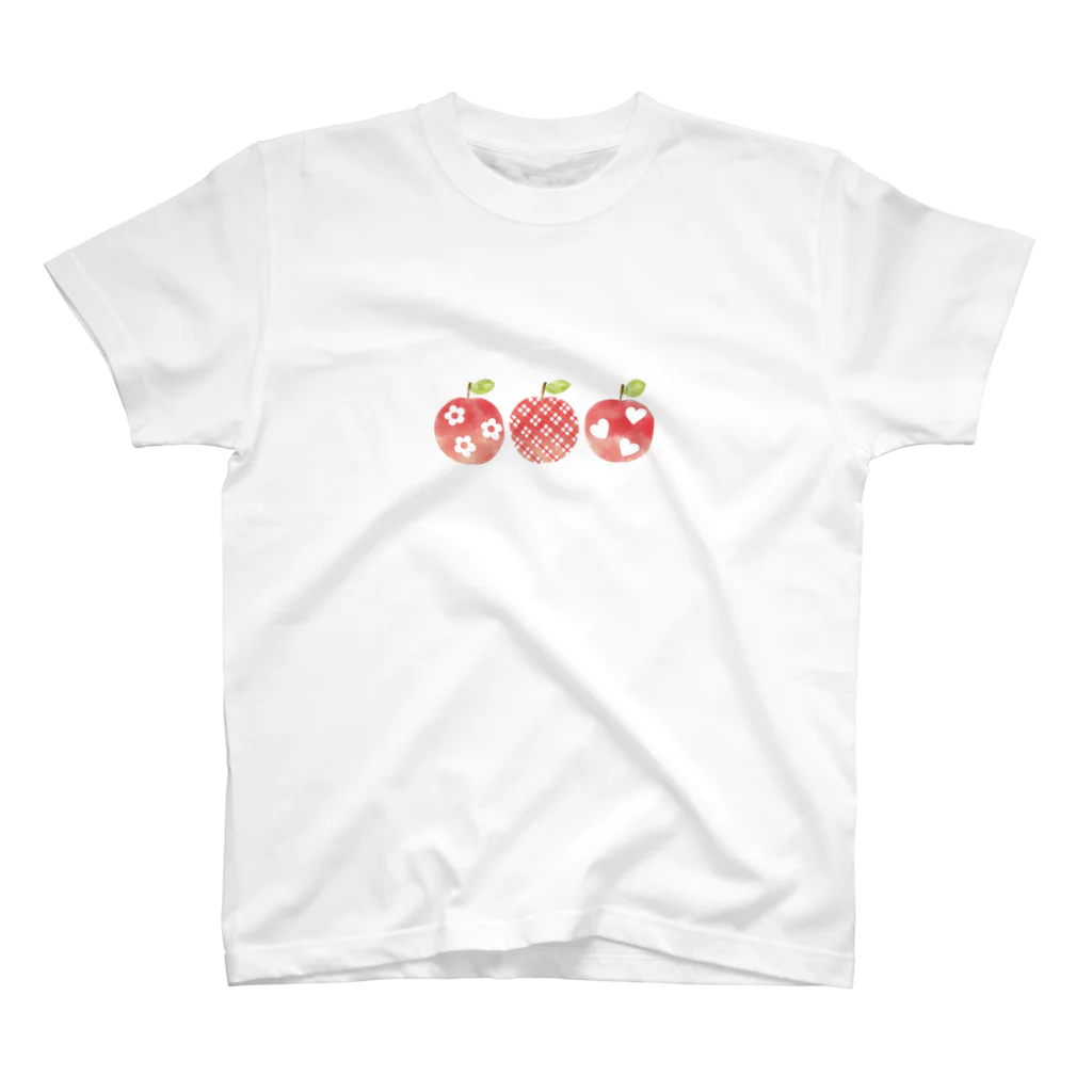 Fujitoto_felicitaの柄りんご スタンダードTシャツ
