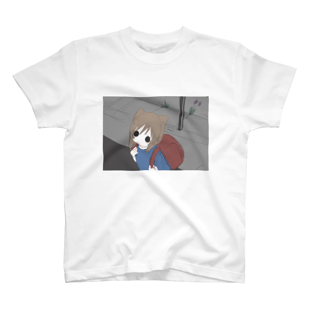 ぎゅえのがおちゃん帰宅中 Regular Fit T-Shirt