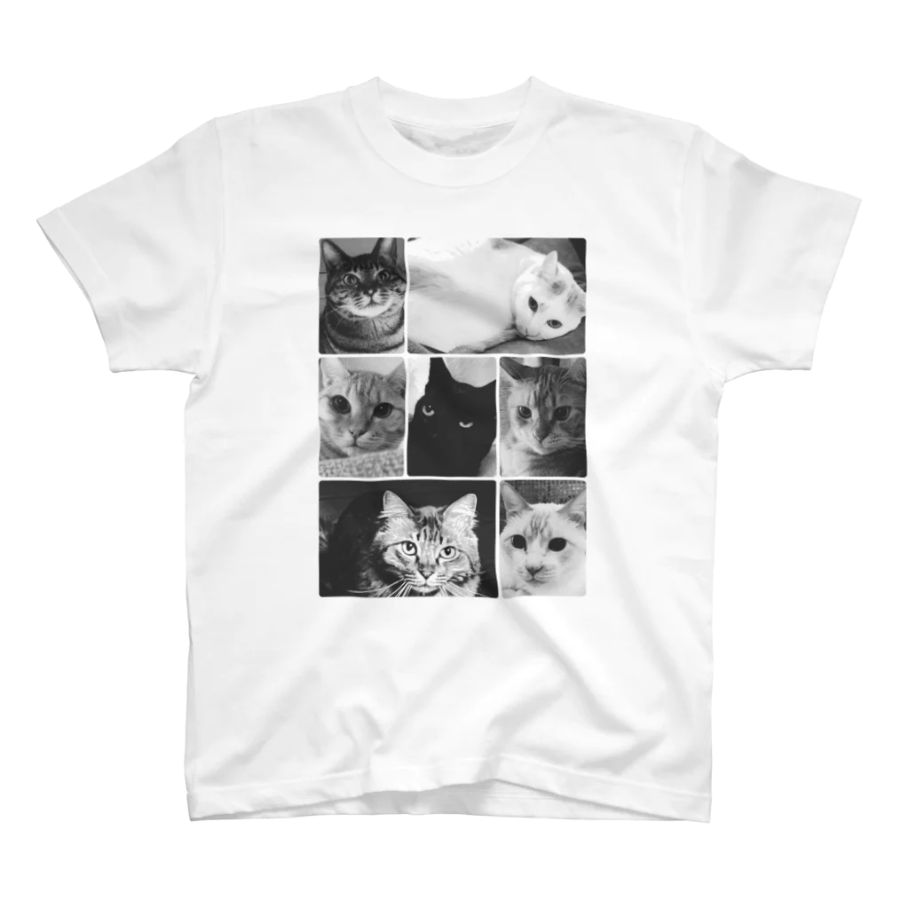 猫の居る整体藍猫の猫の居る整体藍猫Tシャツ スタンダードTシャツ