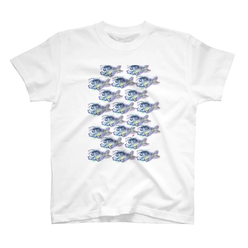 mmty🫑みーまんのオラ真鯵🐟(大漁ver.) スタンダードTシャツ