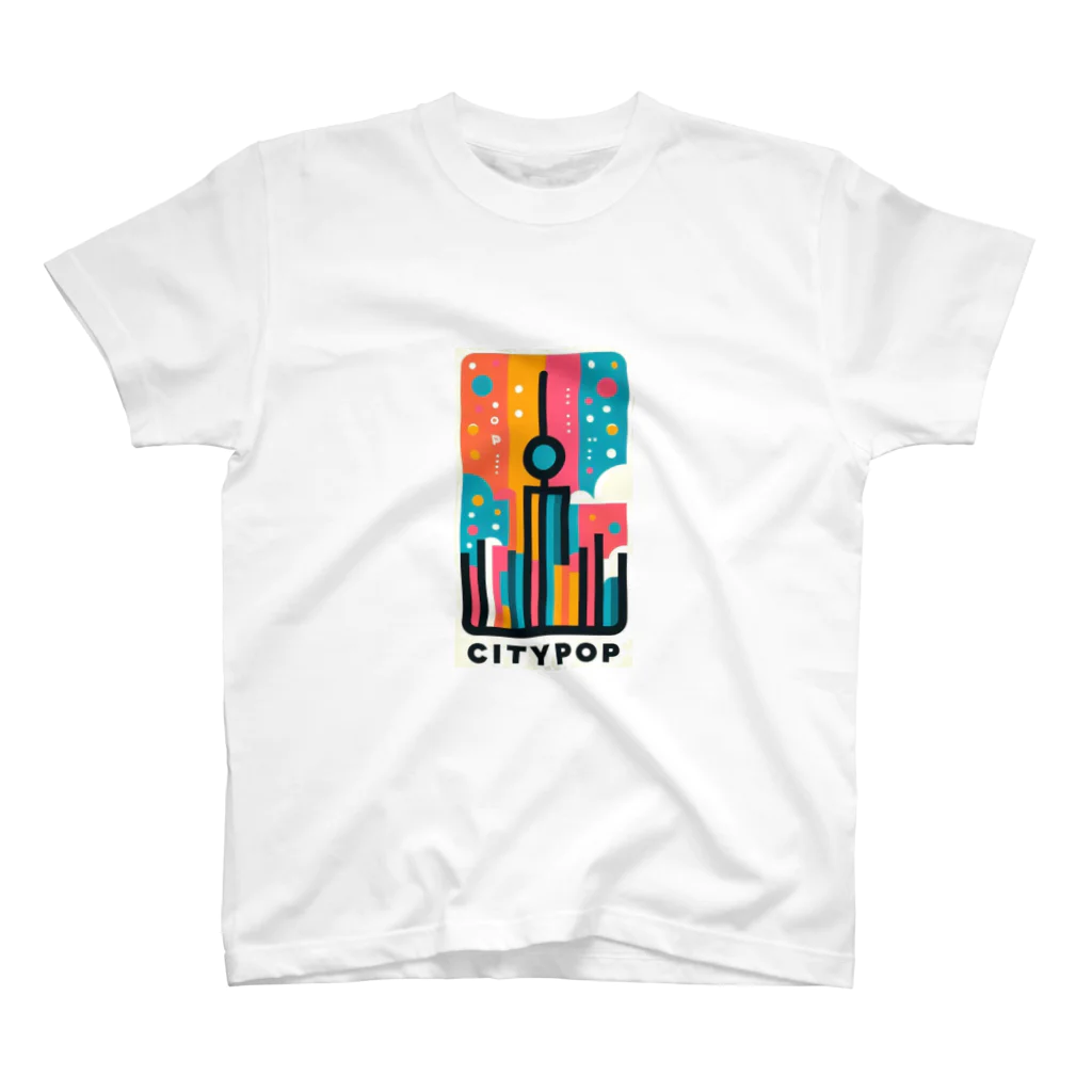 80s_popの80s CityPop No.13 スタンダードTシャツ