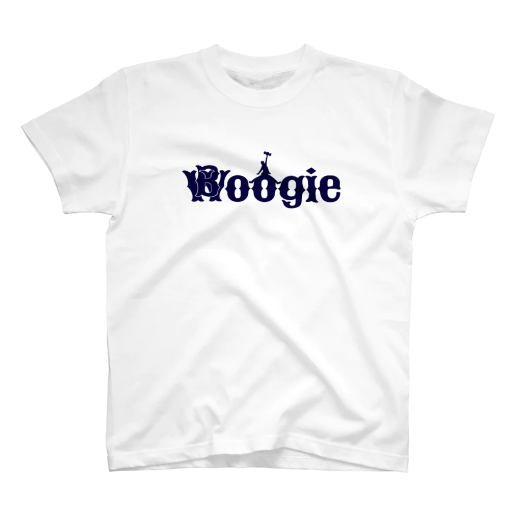 Candy storeのBWoogie -navy- Regular Fit T-Shirt