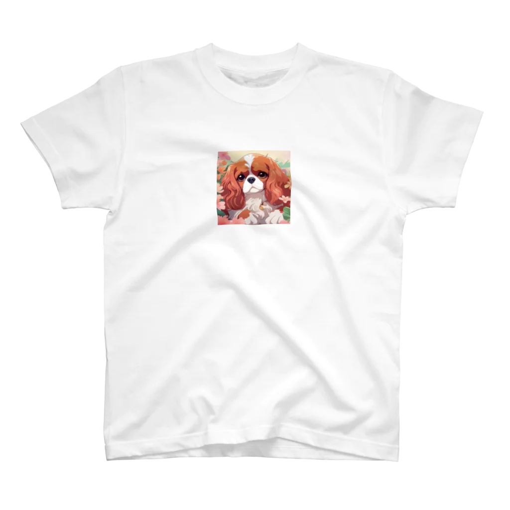 LoraCafeの春だねローラ スタンダードTシャツ