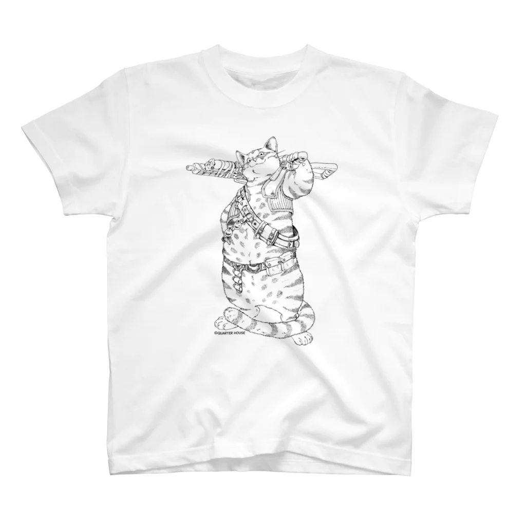 Quarter House の冒険猫(にゃ) Regular Fit T-Shirt