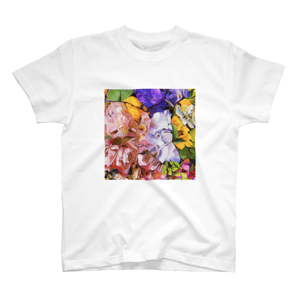 日々累々の累のartificial flowers_01S スタンダードTシャツ