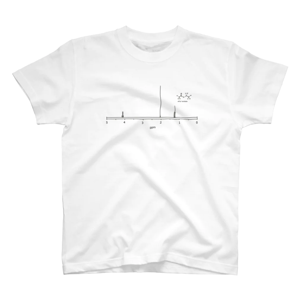 有機合成屋の酢酸エチルのNMR Regular Fit T-Shirt