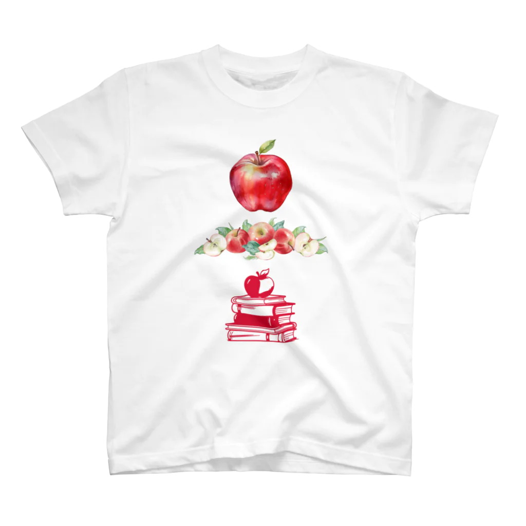 ConversationStarterのりんごと本　知恵の実 Regular Fit T-Shirt