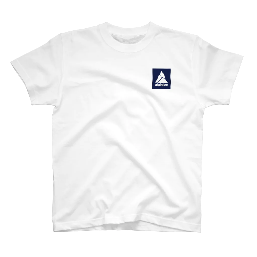 loveapplefactoryのroad to peaks box logo [NAVY] スタンダードTシャツ