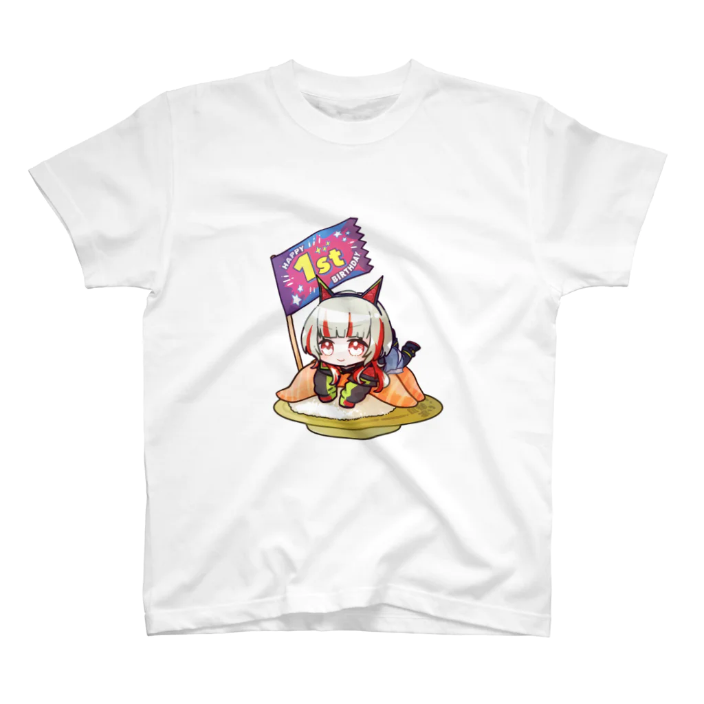 AI Vtuber音紡いま 公式SUZURIの音紡いま 1歳 バースデー記念アイテムドロップ🍬 スタンダードTシャツ