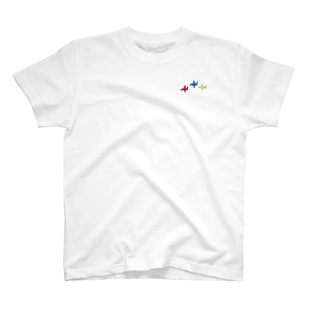 Birth0の3連飛行機 スタンダードTシャツ