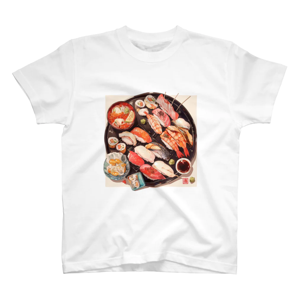 AQUAMETAVERSEの寿司 Marsa 106 スタンダードTシャツ
