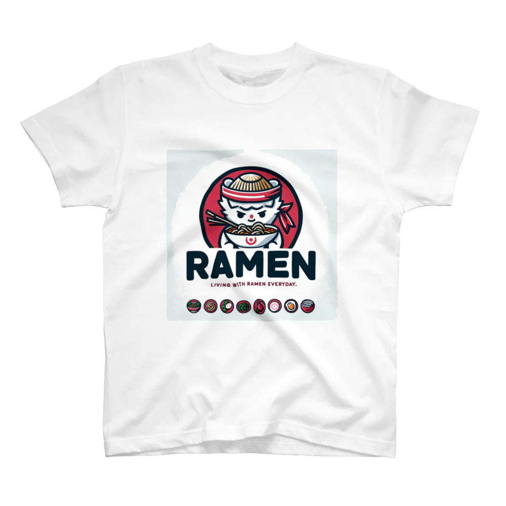 あるぱか家の毎日ラーメン スタンダードTシャツ