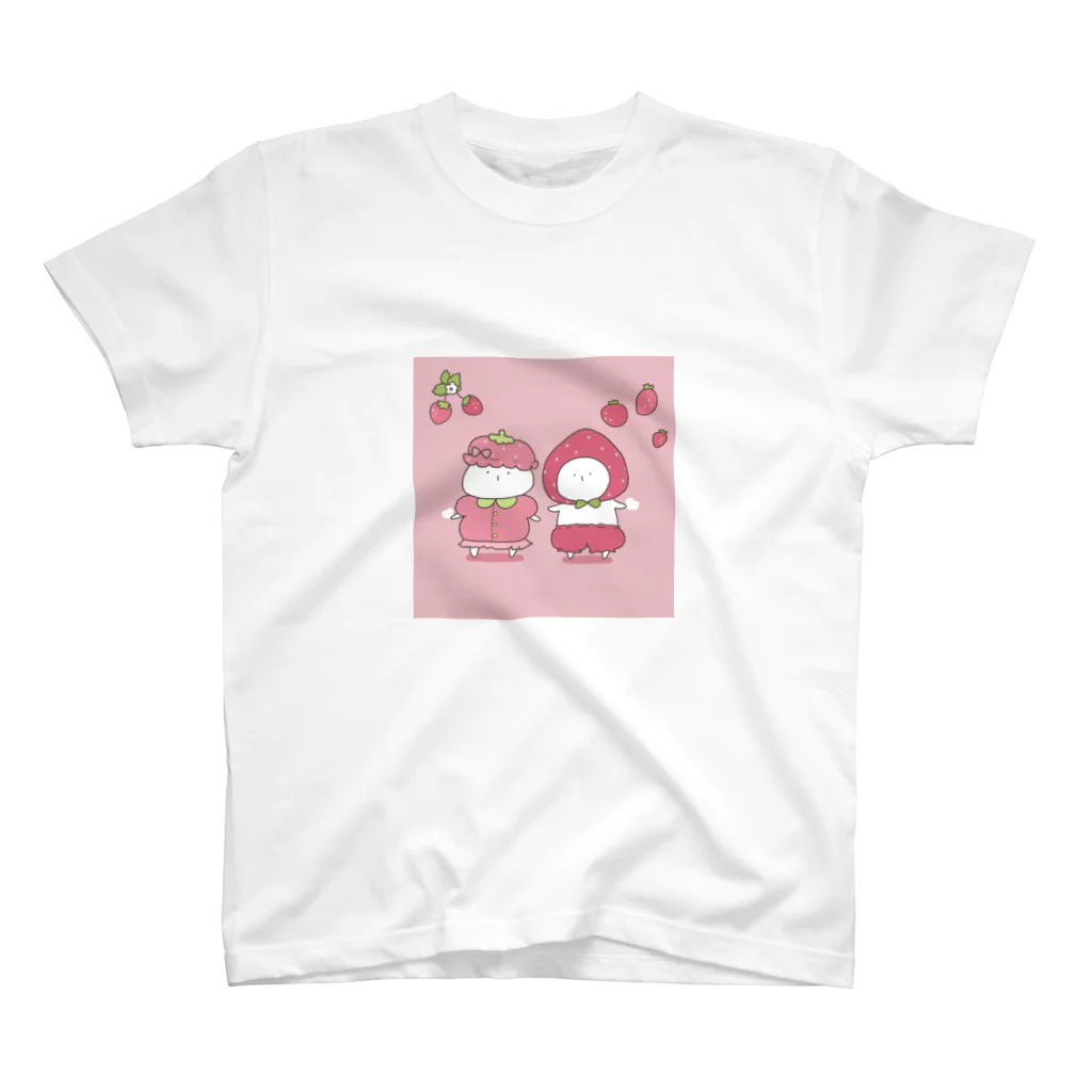 ‪︎‬♥︎sumin‪︎‬♥︎のいちごなうさぎ スタンダードTシャツ